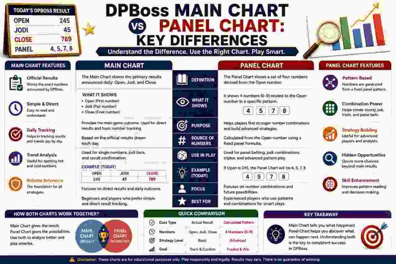 DPBoss Main Chart vs Panel Chart: Key Differences
