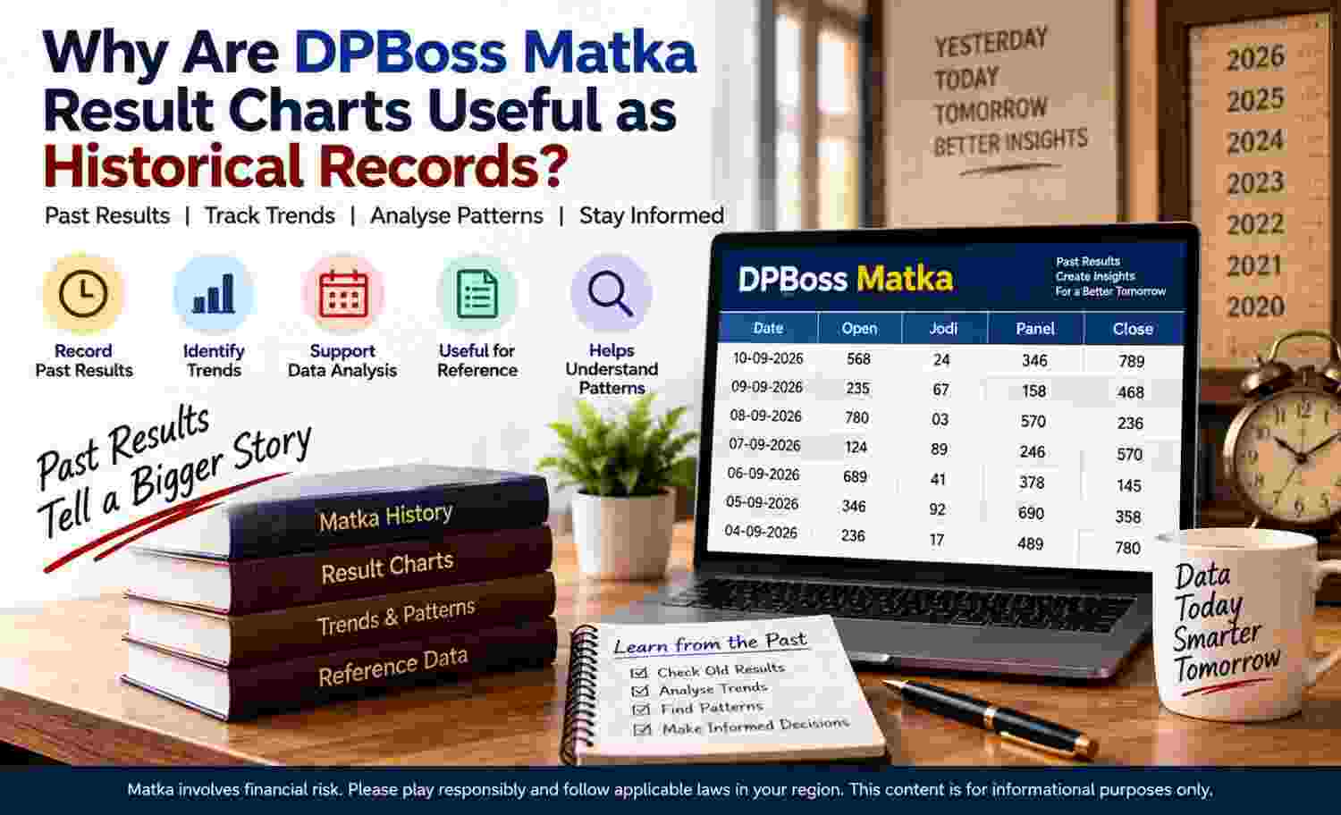 Why Are DPBoss Matka Result Charts Useful as Historical Records?