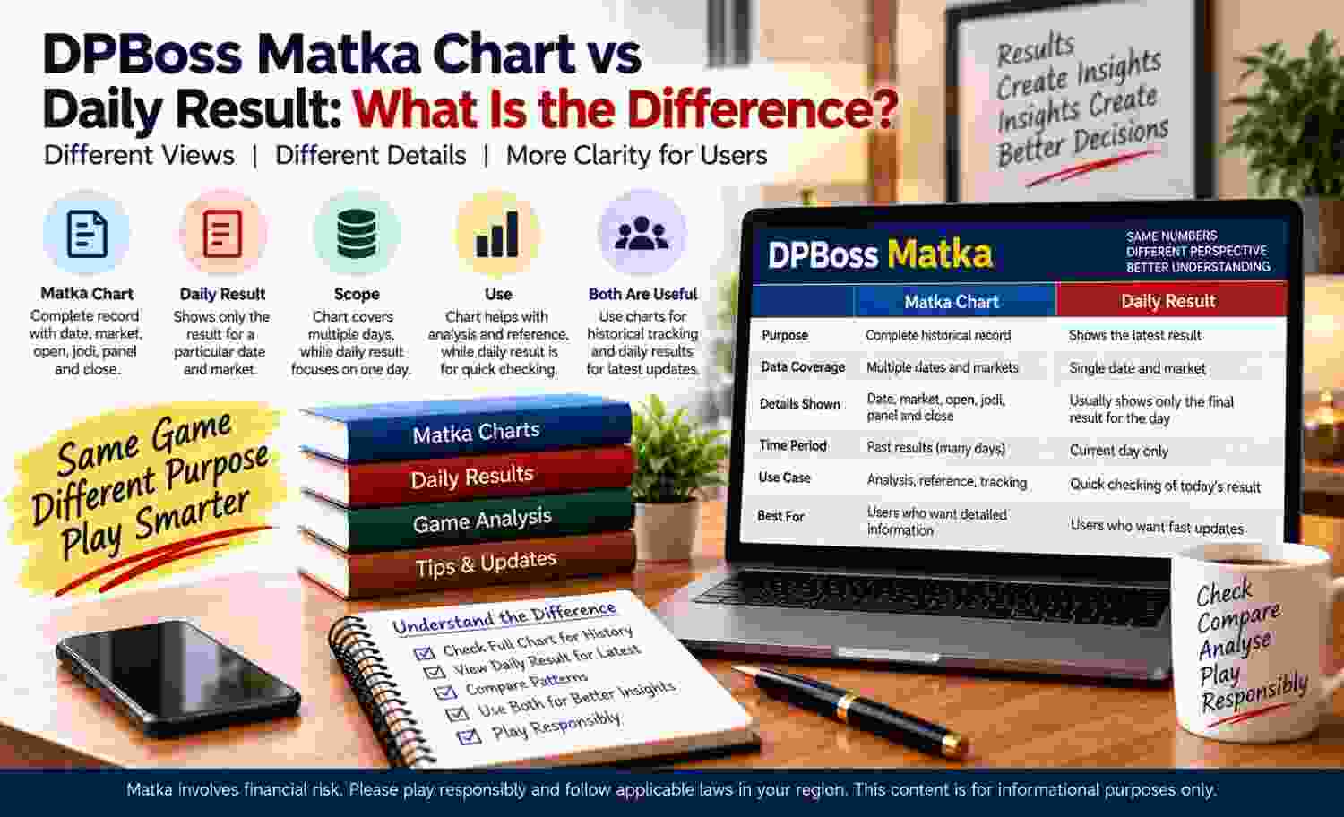 DPBoss Matka Chart vs Daily Result: What Is the Difference?