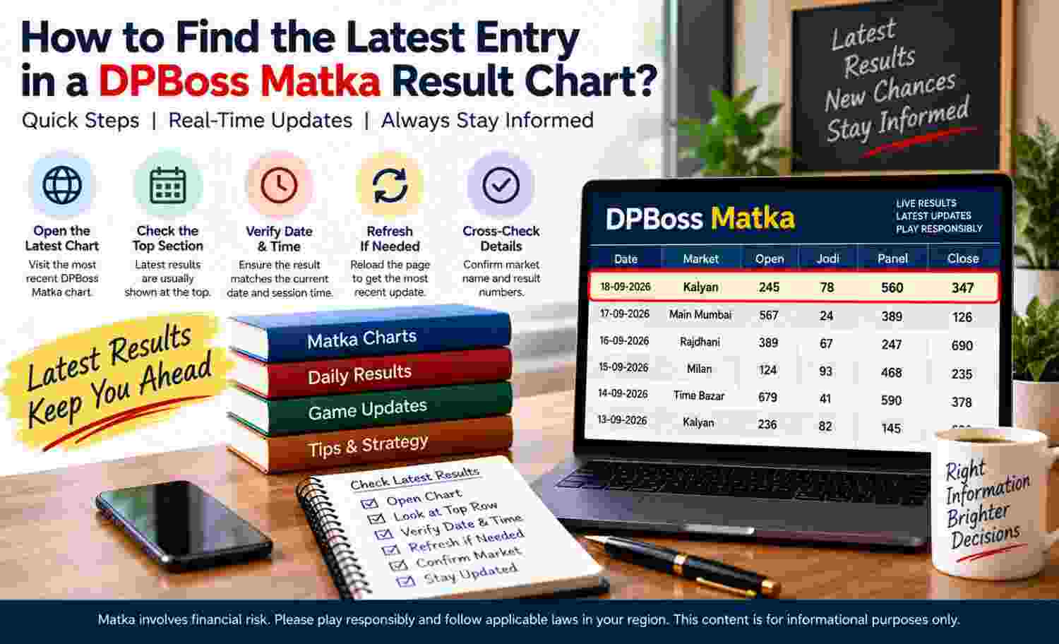 How to Find the Latest Entry in a Matka Result Chart?