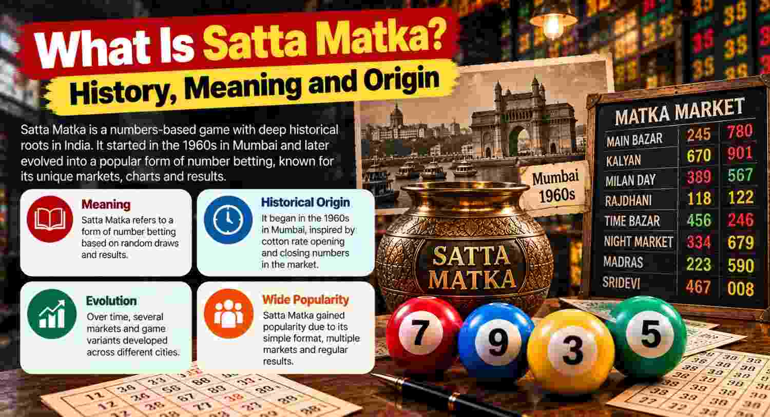 What Is Satta Matka? History, Meaning and Origin