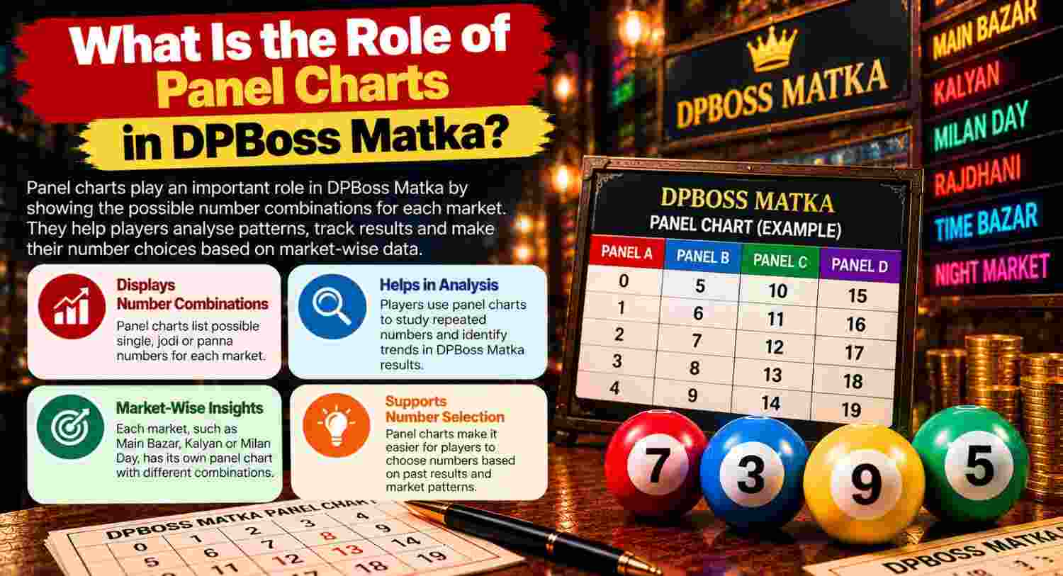 What Is the Role of Panel Charts in DPBoss Matka?