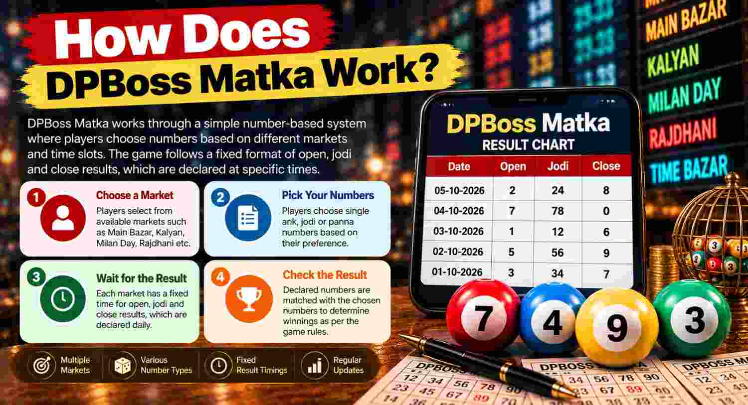 How Does DPBoss Matka Work?